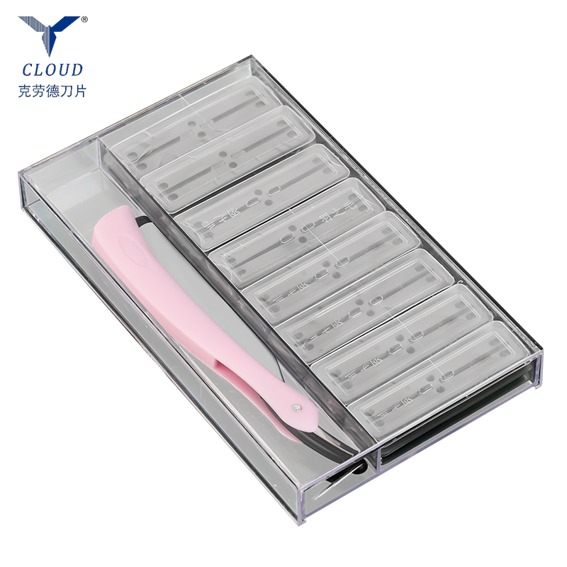 Set Cukur Lurus Pencukur Basah dan Kering