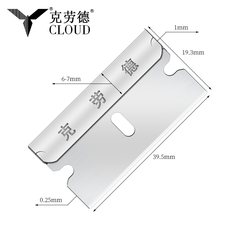 Pisau Cukur Keselamatan Tepi Tunggal Serbaguna