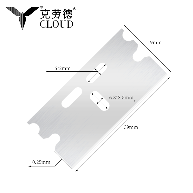 Pisau Cukur Keselamatan Tepi Tunggal Serbaguna