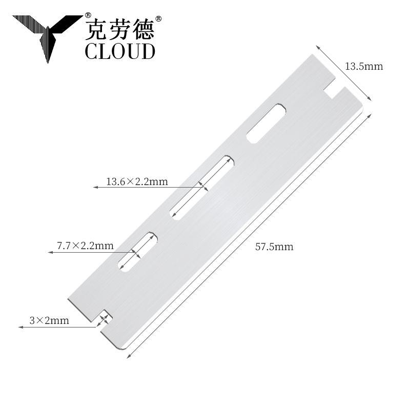 Pisau Cukur Beralun Tepi Tunggal