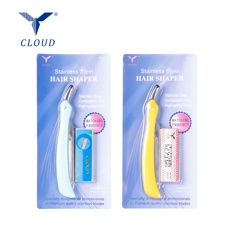 Cengkaman Selesa Pembentuk Rambut Keluli Tahan Karat Set Pisau Cukur 77 Bilah