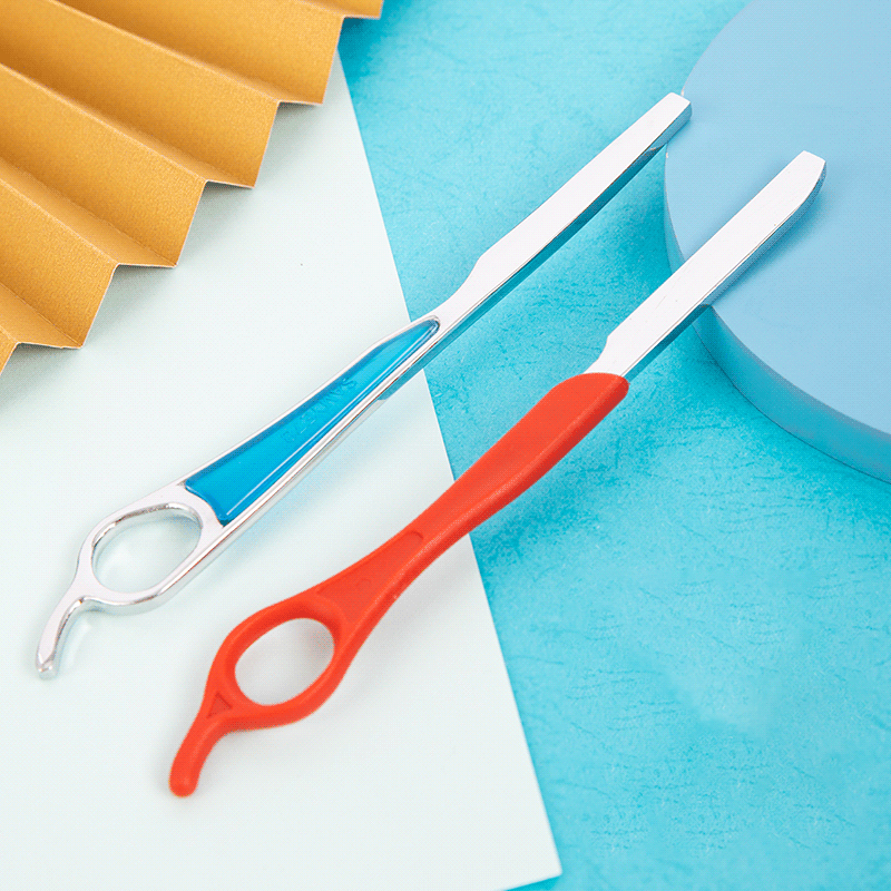 Pisau Cukur Pemotong Rambut Pisau Cukur Lurus Keluli Tahan Karat (Pemegang Plastik)