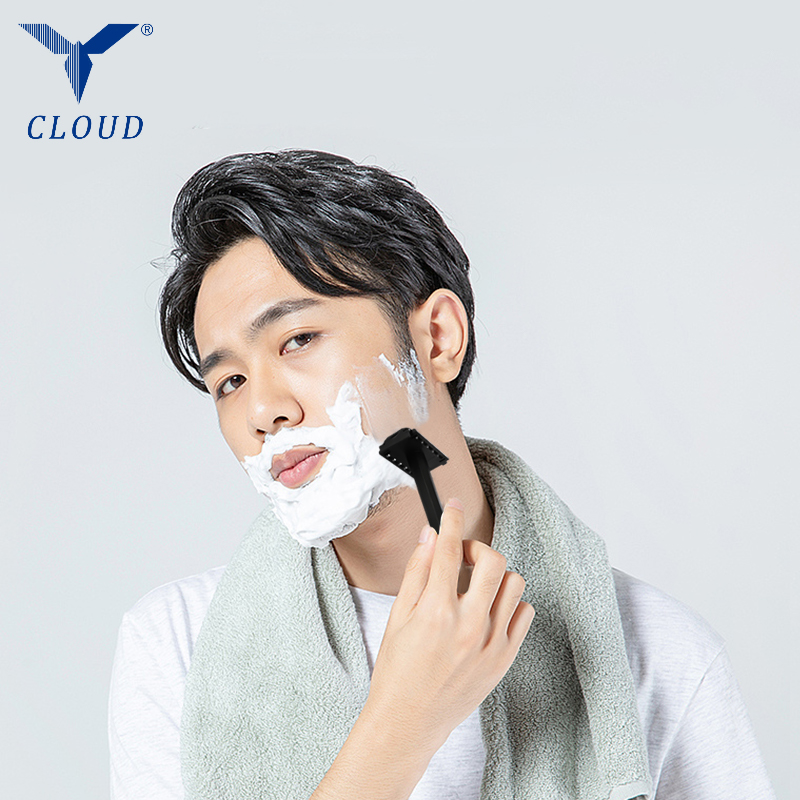 Travel Portable 74 Blade Plastik berbentuk T Pisau Cukur