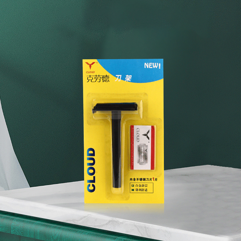 Travel Portable 74 Blade Plastik berbentuk T Pisau Cukur