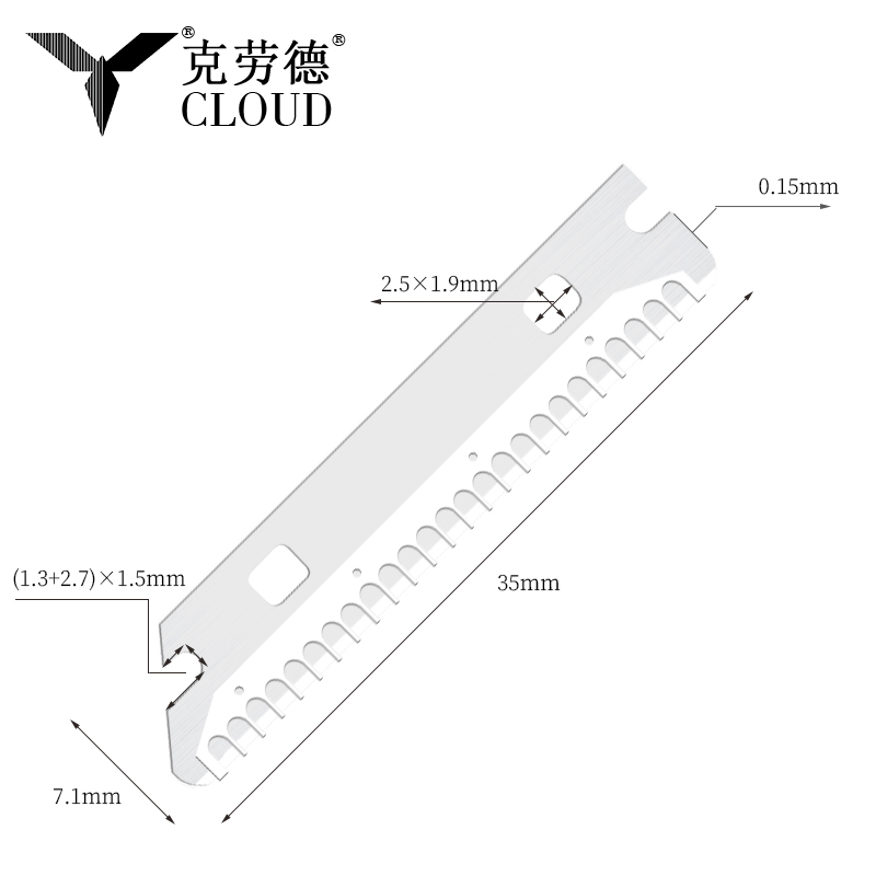 Pisau Cukur Kening Kening Keluli Tahan Karat Berbilang Guna Semula