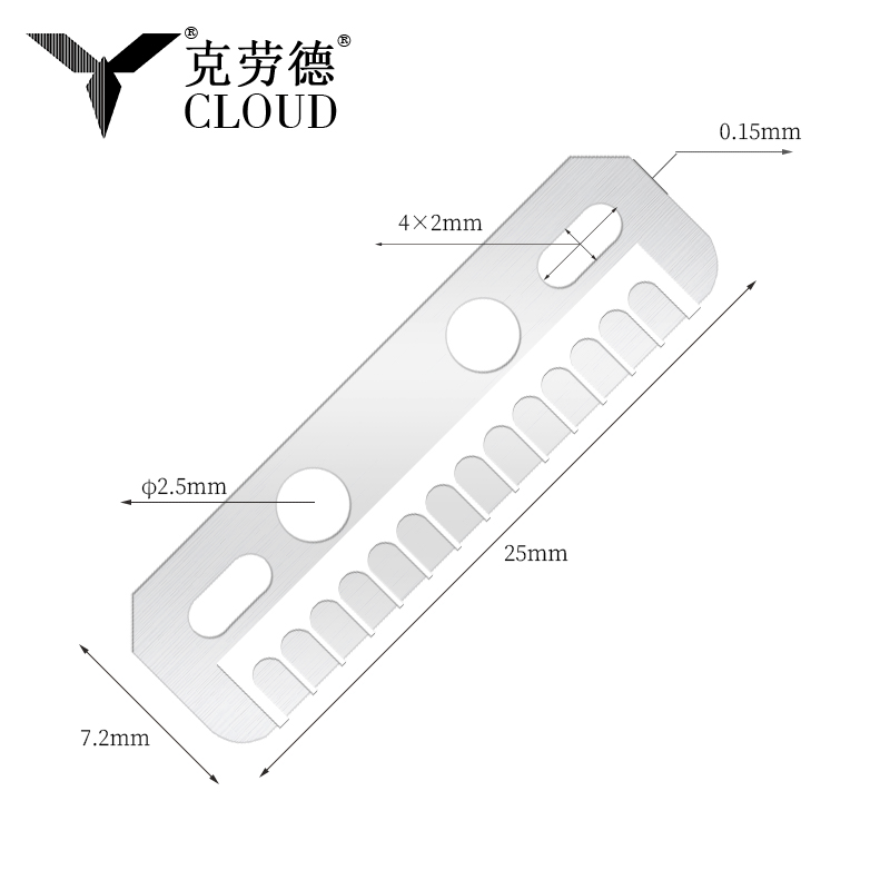 Pisau Pencukur Kening Licin Sutera Pelbagai Fungsi