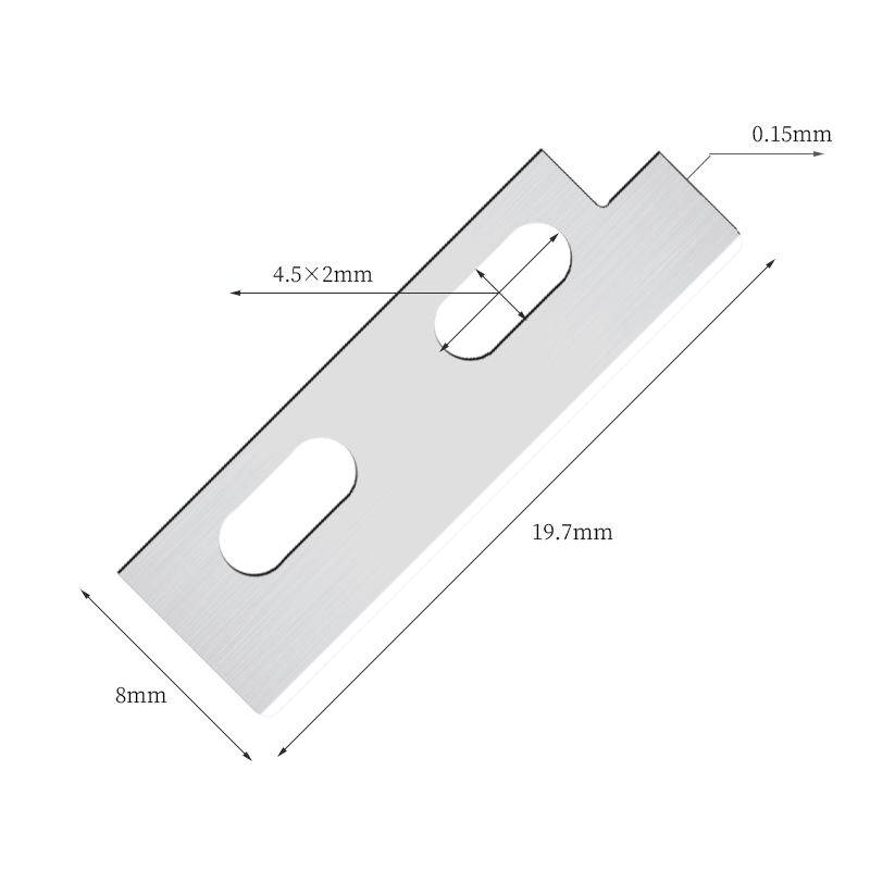 Pisau Pembentuk Kening Kening Ketepatan Ketepatan Keluli Tahan Karat
