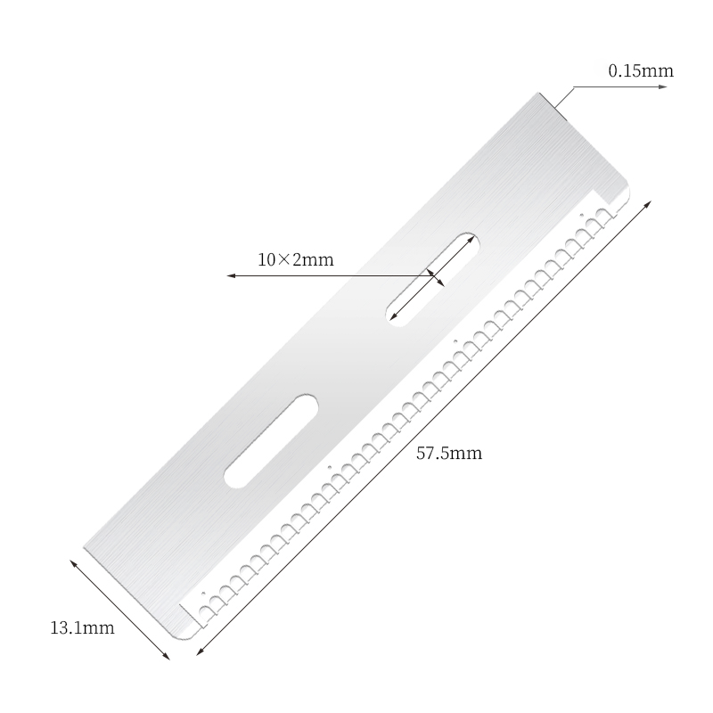 Bilah Pemotong Kening Keluli Tahan Karat Boleh Digunakan Semula Tahan Lama